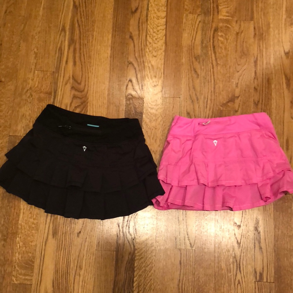 size 12  Ivivva Tennis skirt Set the Pace  pink